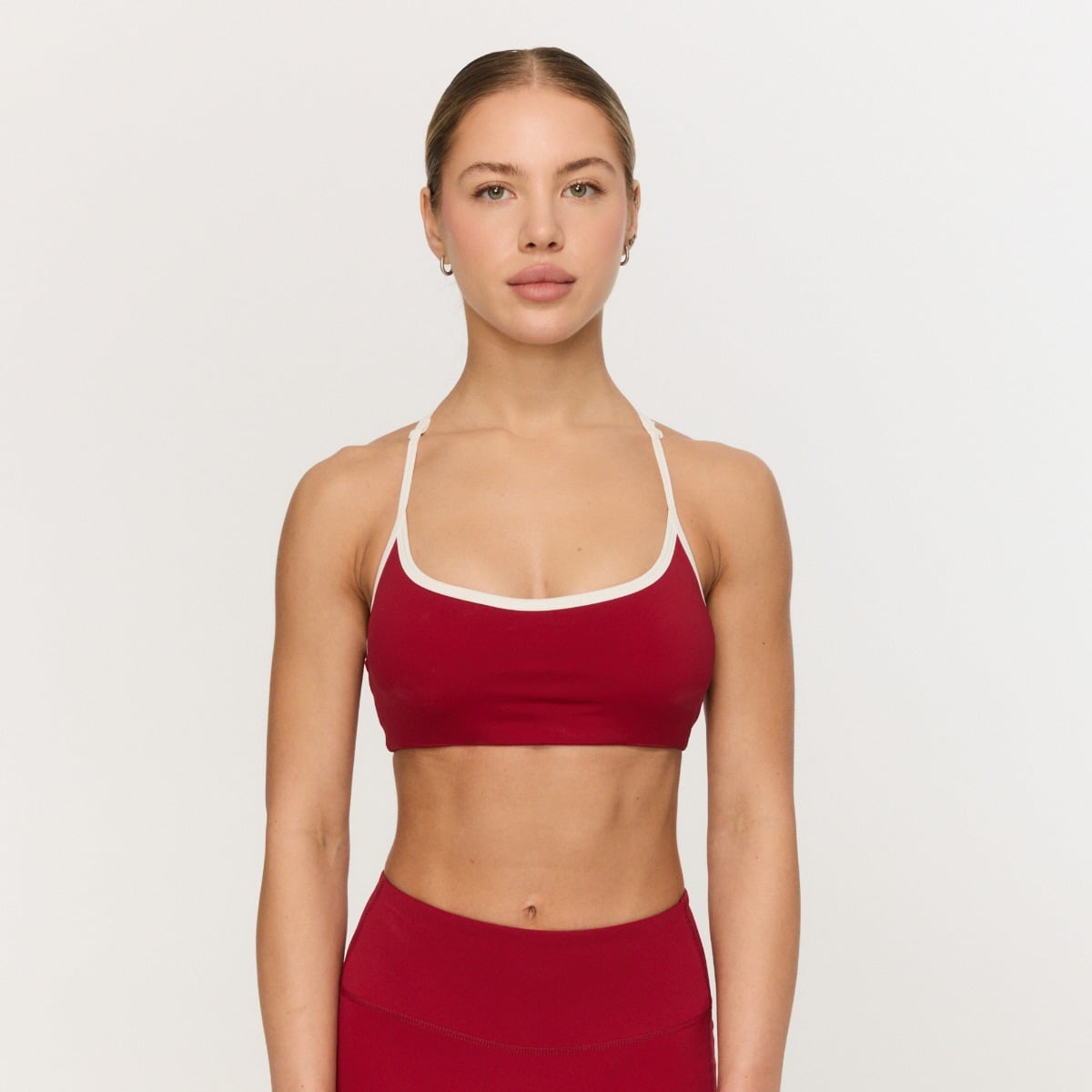Sportovní podprsenka Varsity Red - GymBeam