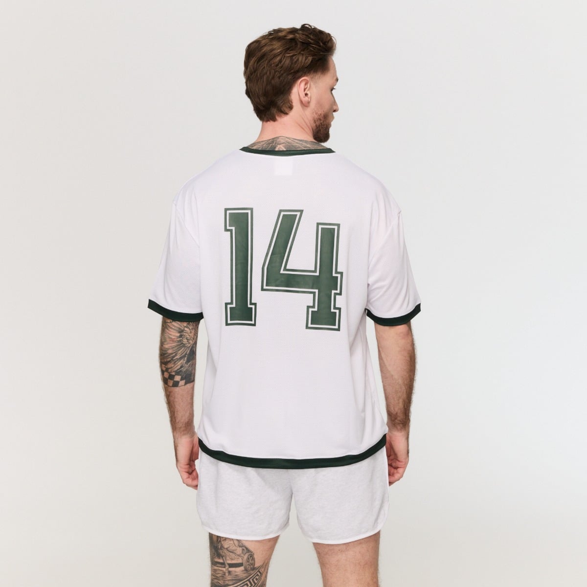 GymBeam Šortky Varsity Grey (obrázek 4)