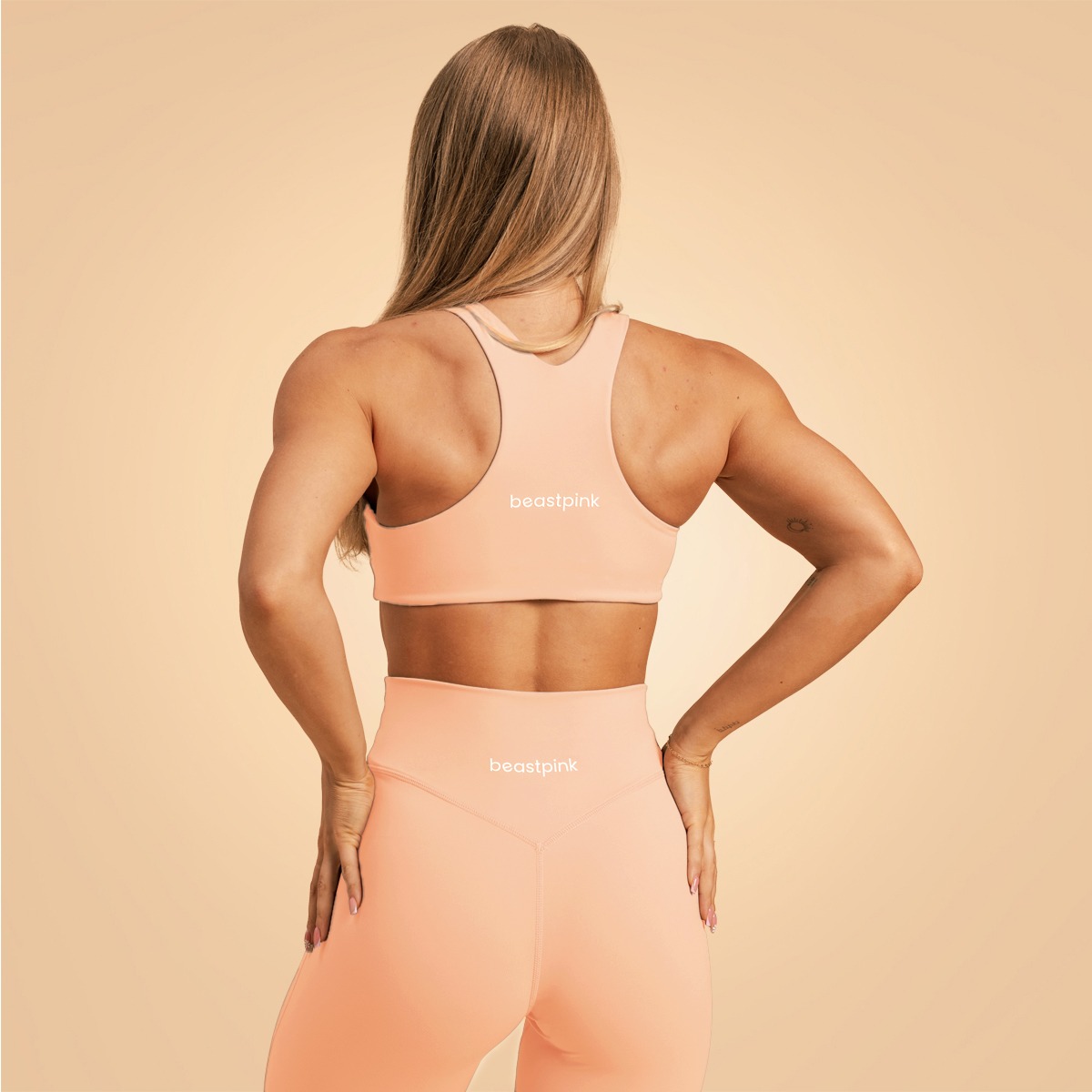 Sportovní podprsenka Venture Peach - BeastPink peach XXL