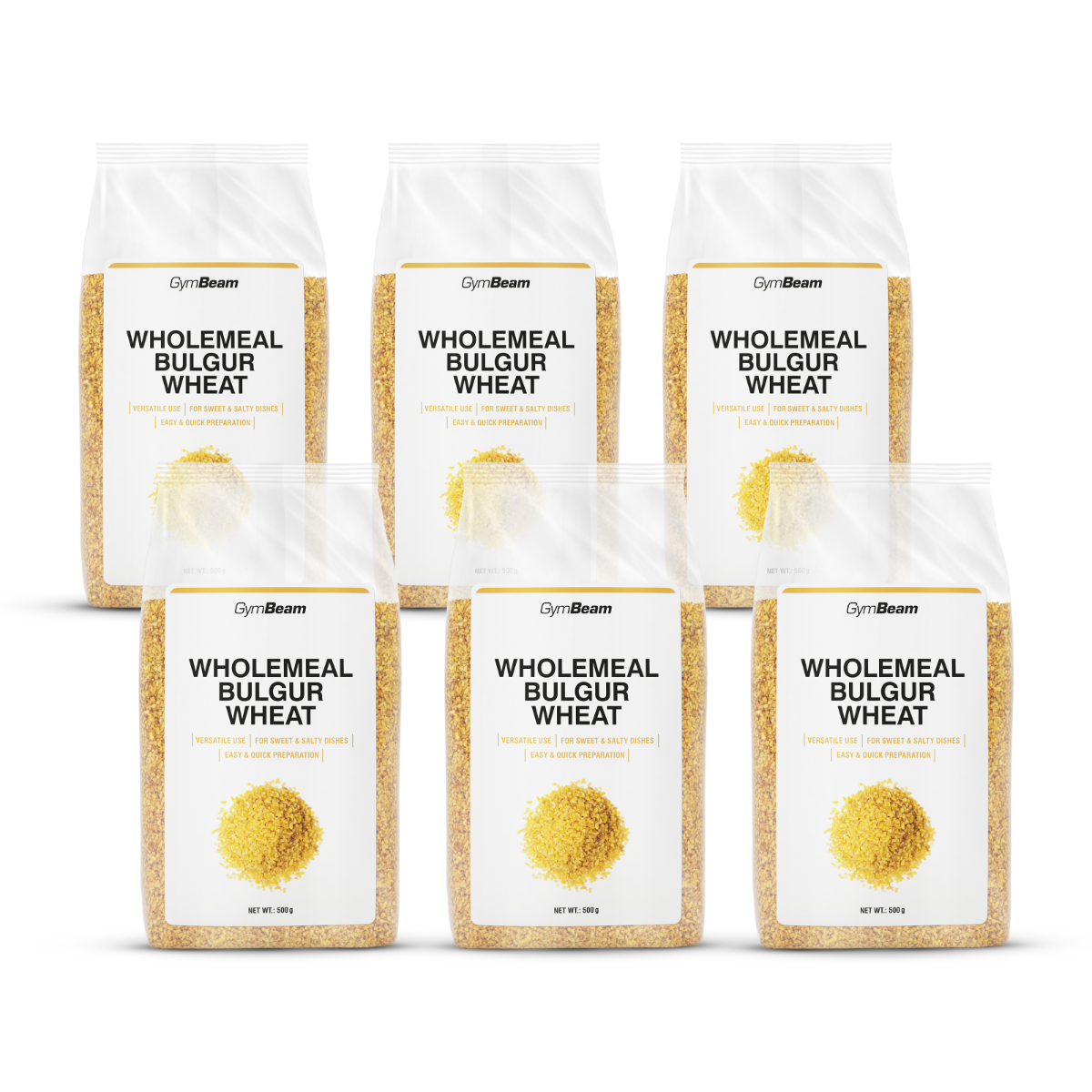 GymBeam Celozrnný pšeničný bulgur