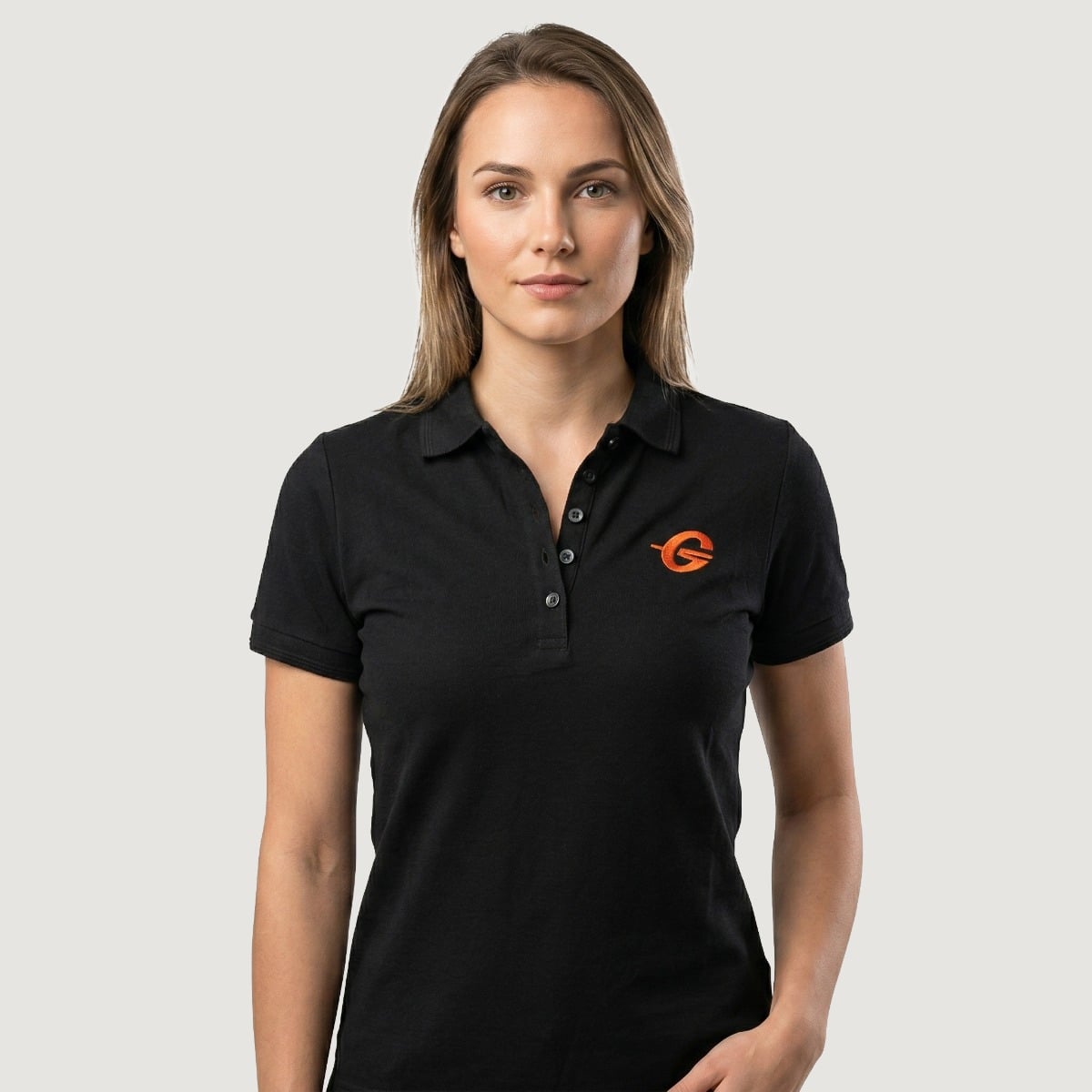 Dámské Tričko Polo Black - GymBeam