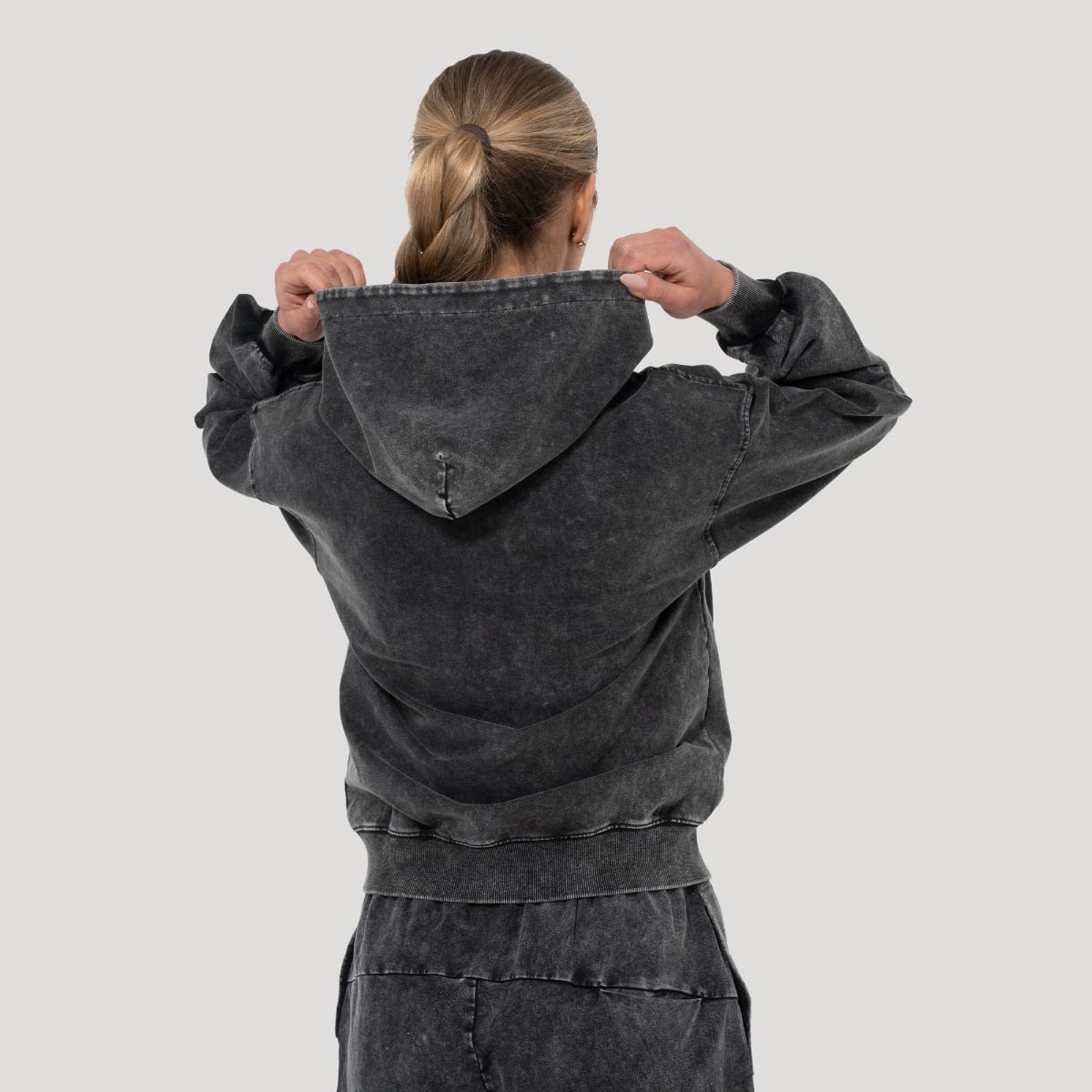 Dámská mikina Abyss Charcoal - GymBeam