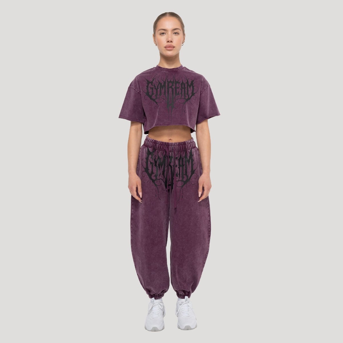 GymBeam Dámské tepláky Abyss Raisin - Velikost: XL | Barva: Fialová | Hmotnost: 0,7 kg | Balení: 26 · záber 6