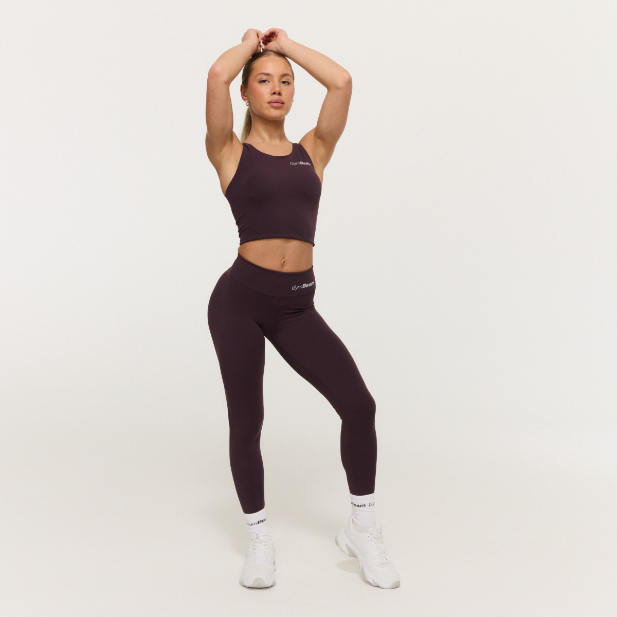 Dámské legíny BEAT Berrywood - GymBeam fialová L