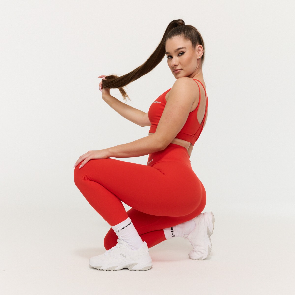 Dámské legíny BEAT Tangerine - GymBeam tangerine tango XXL