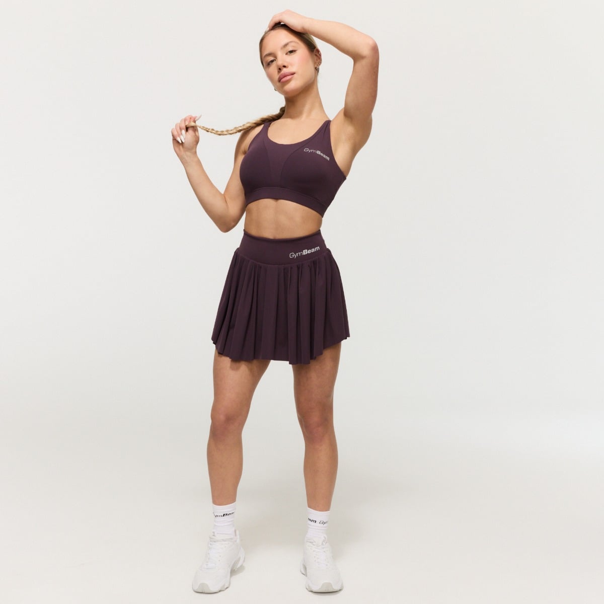 GymBeam Dámská sukně BEAT Skort Berrywood (obrázek 5)