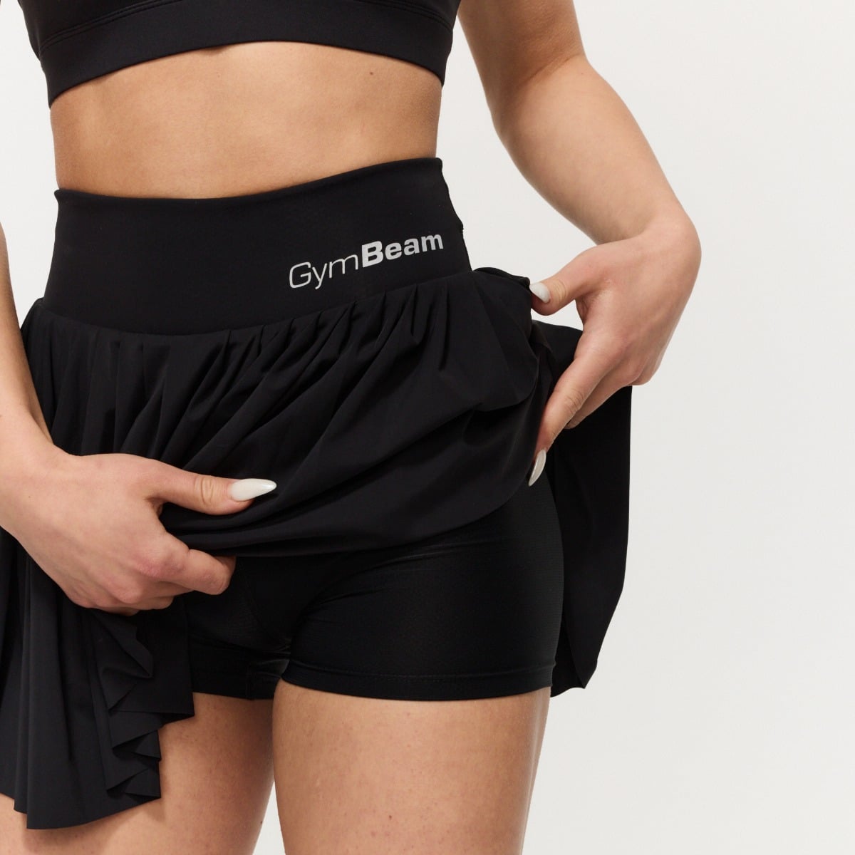Dámská sukně BEAT Skort Black - GymBeam černá S