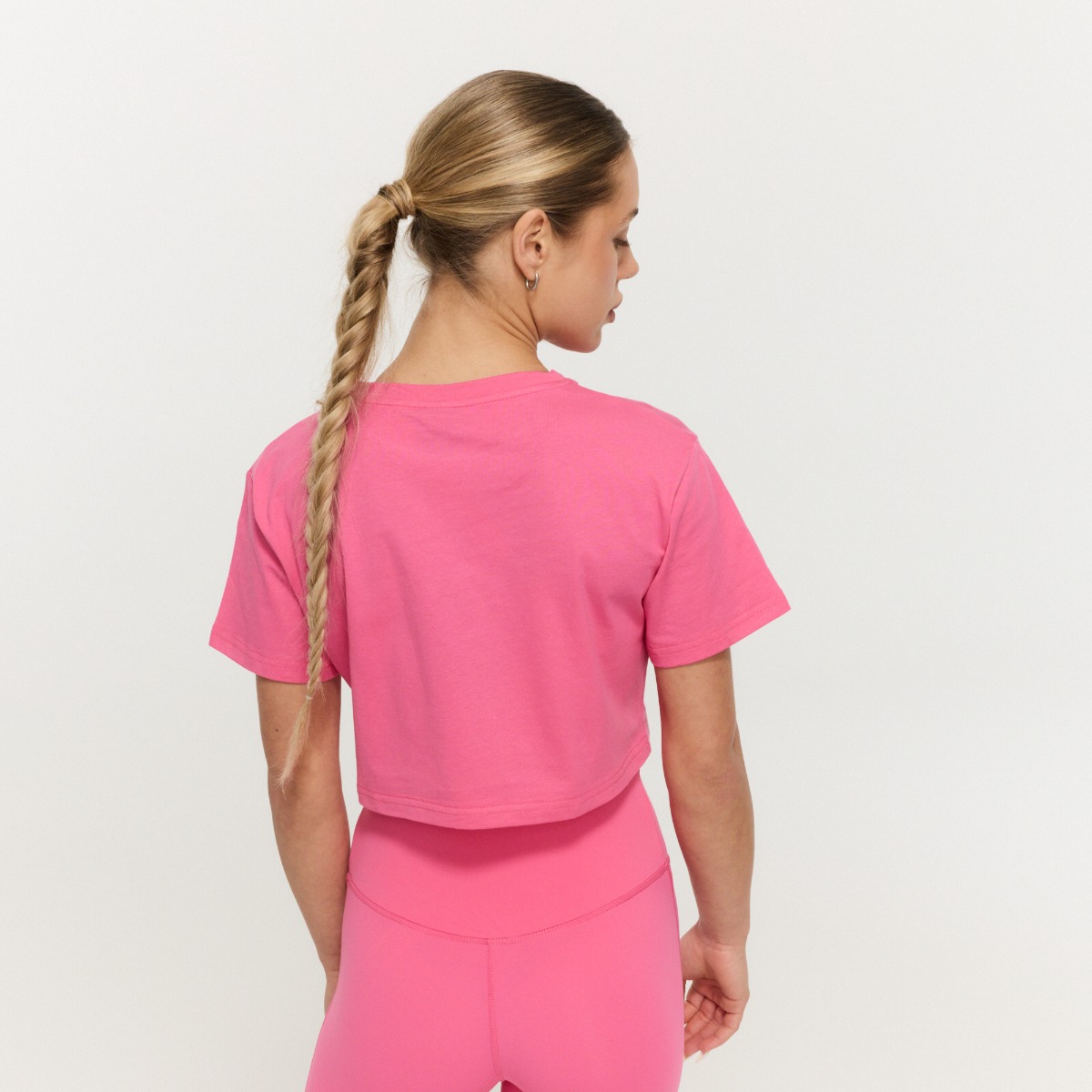 GymBeam Dámské tričko Cropped Limitless Dragonfruit (obrázek 4)