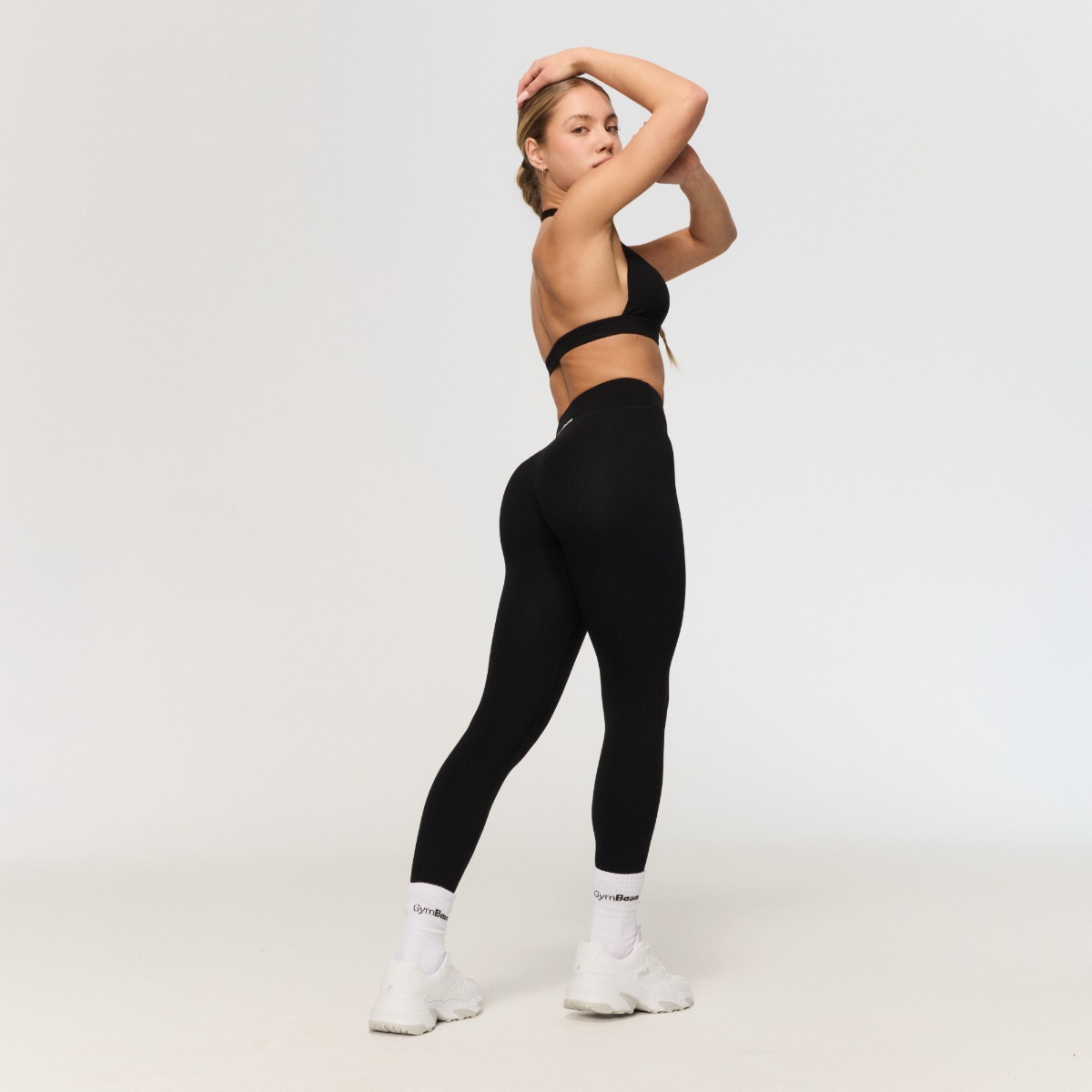 Dámské legíny Fierce Black - GymBeam černá S