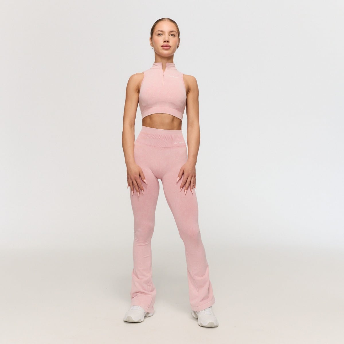 Dámské bezešvé legíny Fierce Baby Pink - GymBeam růžová XS