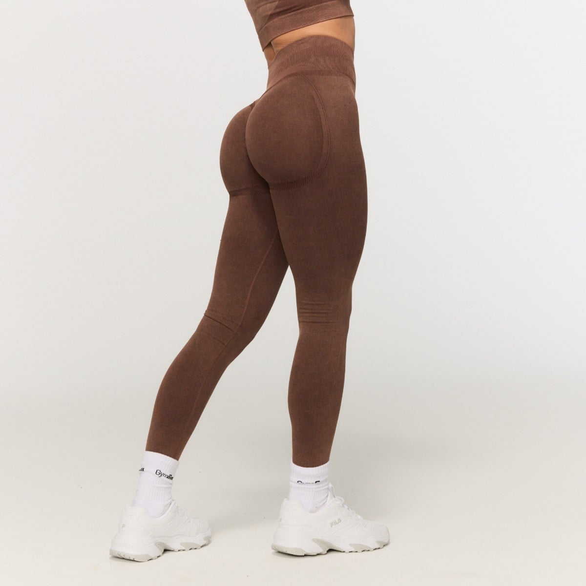 Dámské bezešvé legíny Fierce Brown - GymBeam