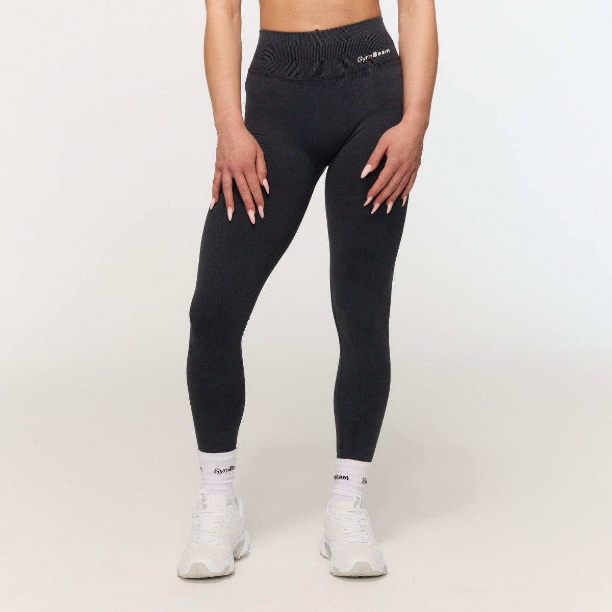 Dámské bezešvé legíny Fierce Dark Grey - GymBeam