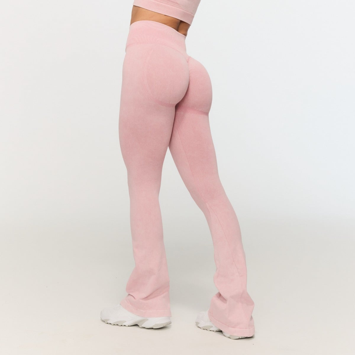 Dámské bezešvé kalhoty Fierce Baby Pink - GymBeam