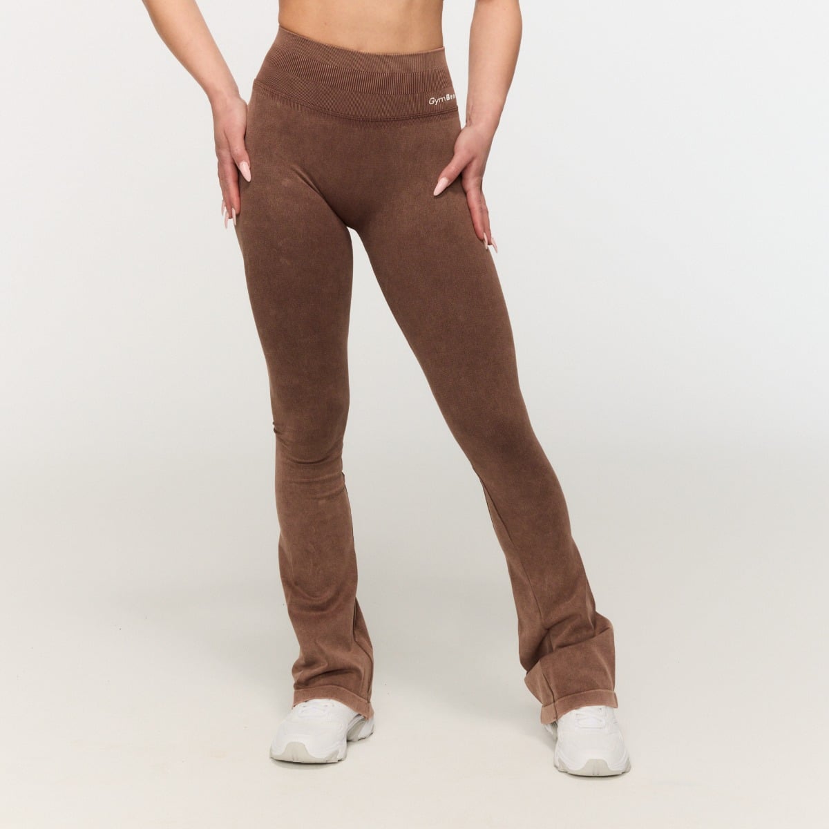 Dámské bezešvé kalhoty Fierce Brown - GymBeam