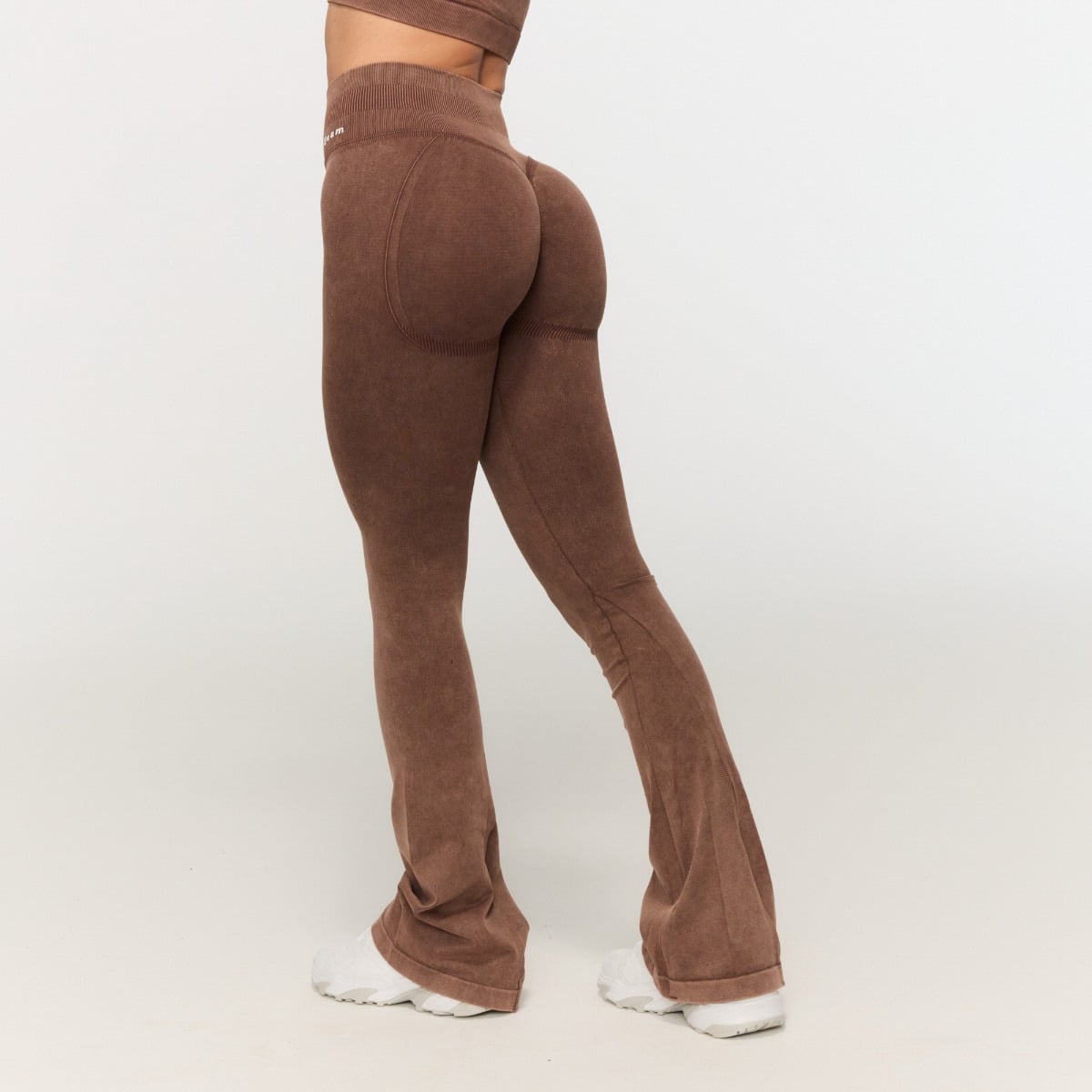 Dámské bezešvé kalhoty Fierce Brown - GymBeam