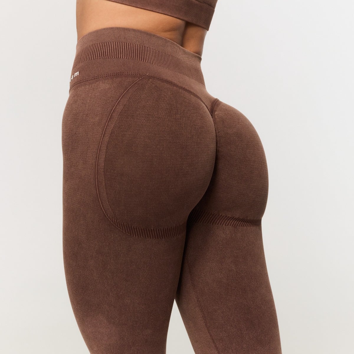 Women‘s Fierce Seamless Pants Brown - GymBeam