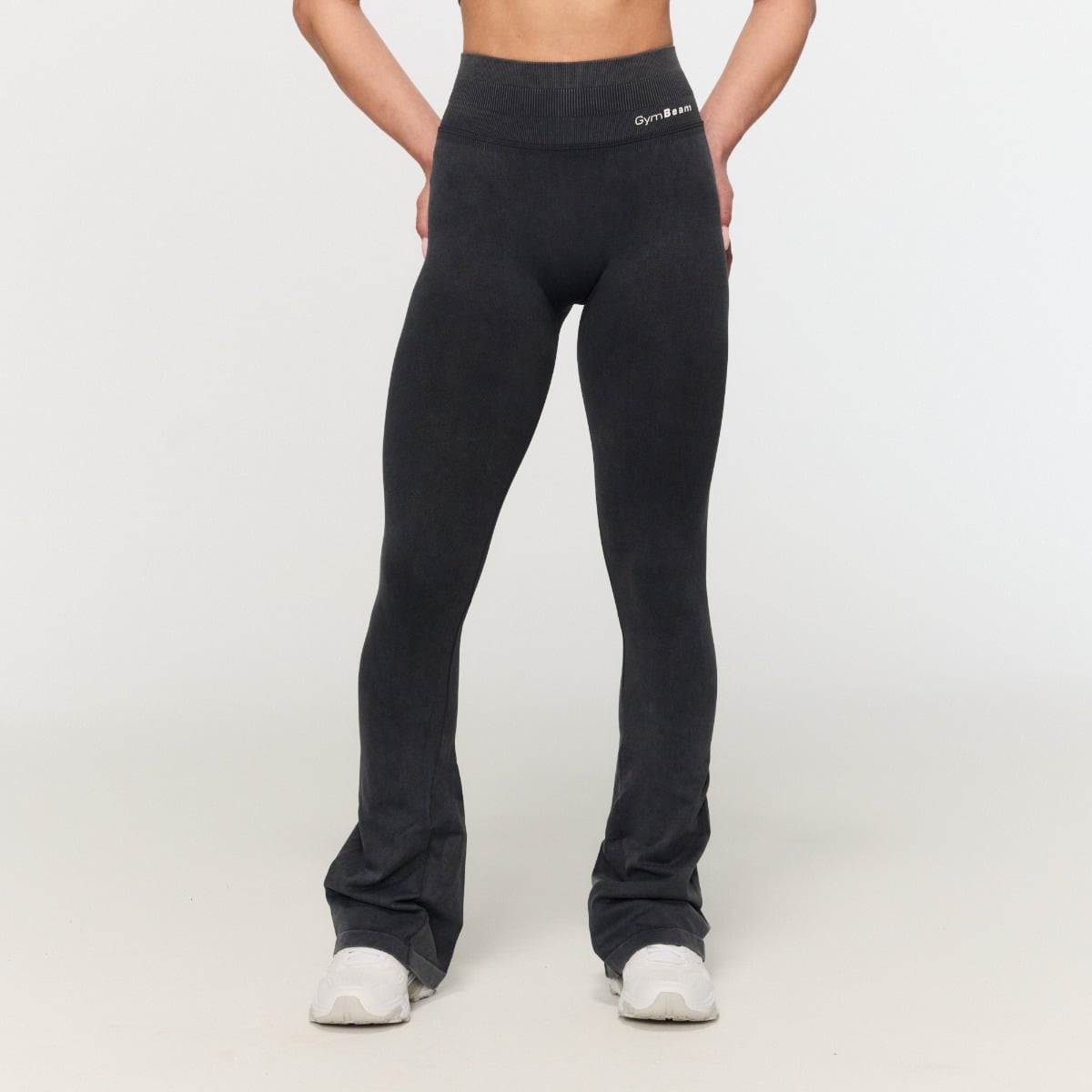 Dámské bezešvé kalhoty Fierce Dark Grey - GymBeam