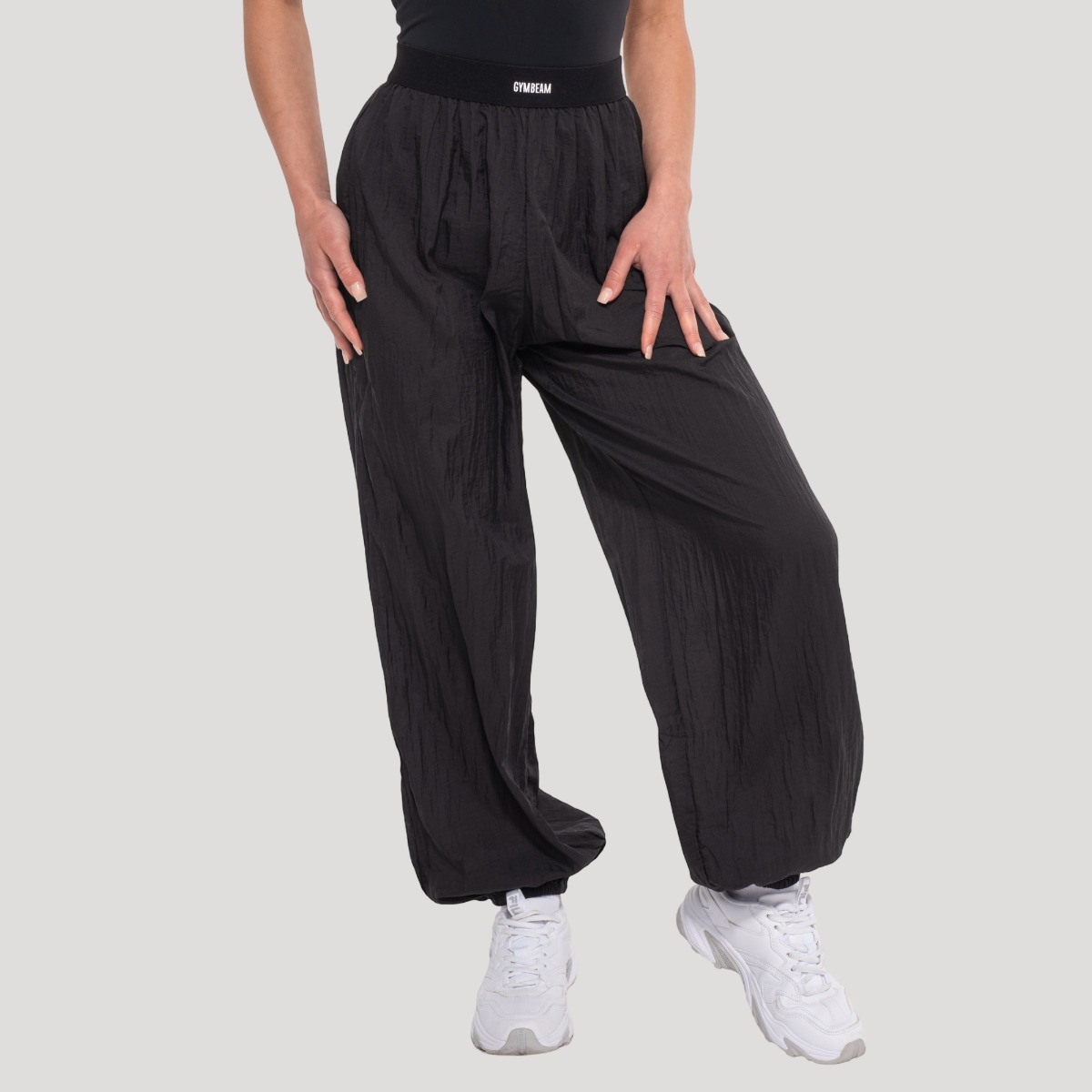 Dámské kalhoty Flow Black - GymBeam