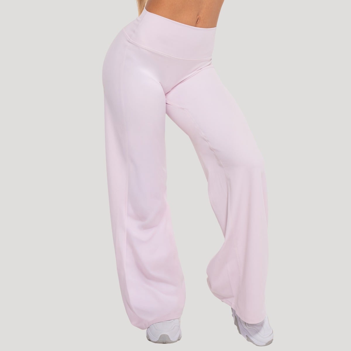 Dámské kalhoty Straight Flow Blush - GymBeam