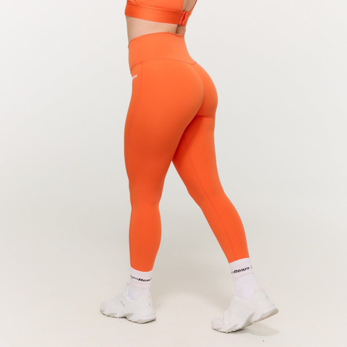 Dámské legíny High-waist Limitless Orange - GymBeam