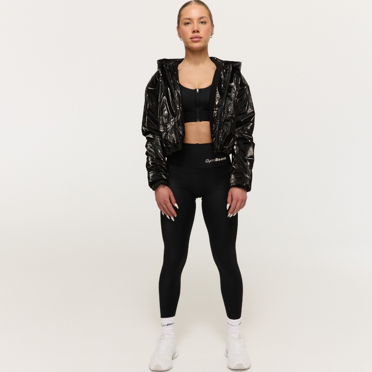 GymBeam Women‘s Prime Jacket Black (obrázek 5)