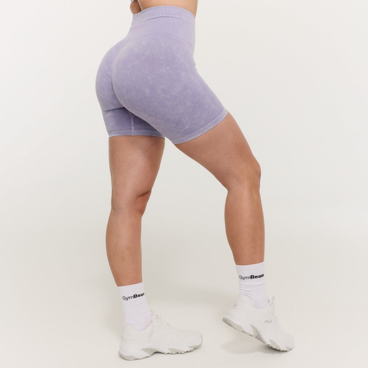 GymBeam Dámské bezešvé šortky Lift Violet