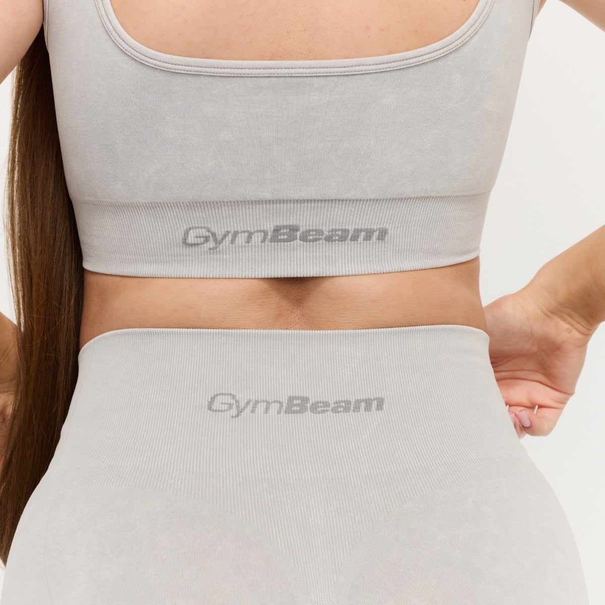 Dámské bezešvé šortky Lift Grey - GymBeam šedá M