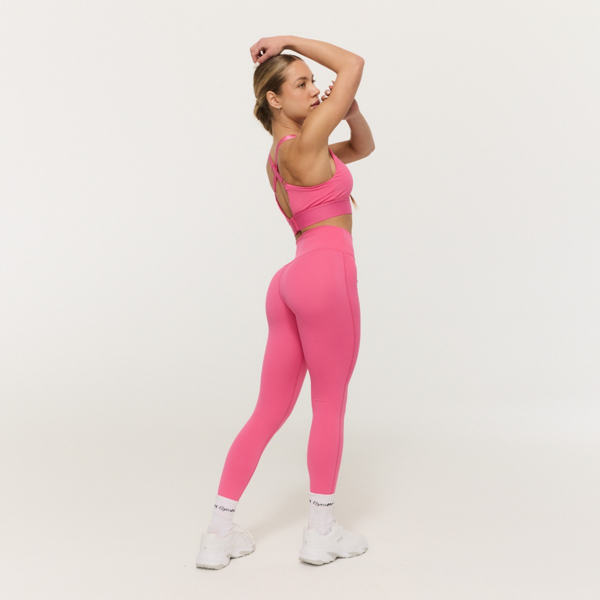 GymBeam Dámské legíny Limitless s vysokým pasem Dragonfruit (obrázek 3)