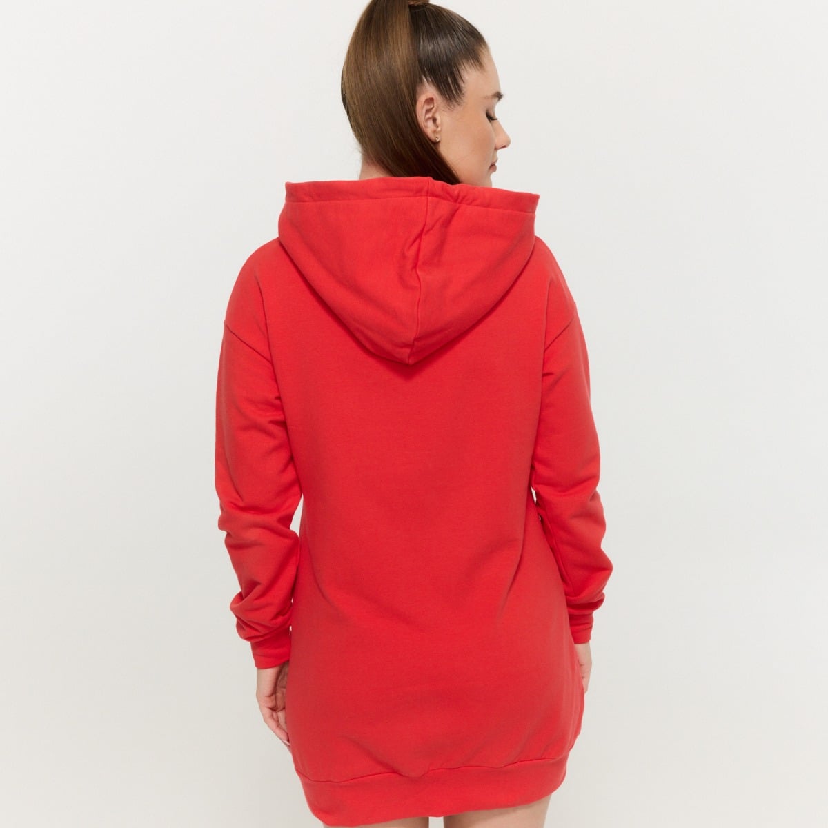 Dámská Longline mikina Limitless Hot Red - GymBeam