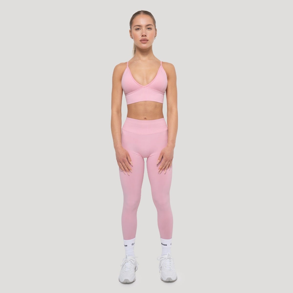 GymBeam Dámské Legíny Luma Baby Pink (obrázek 5)