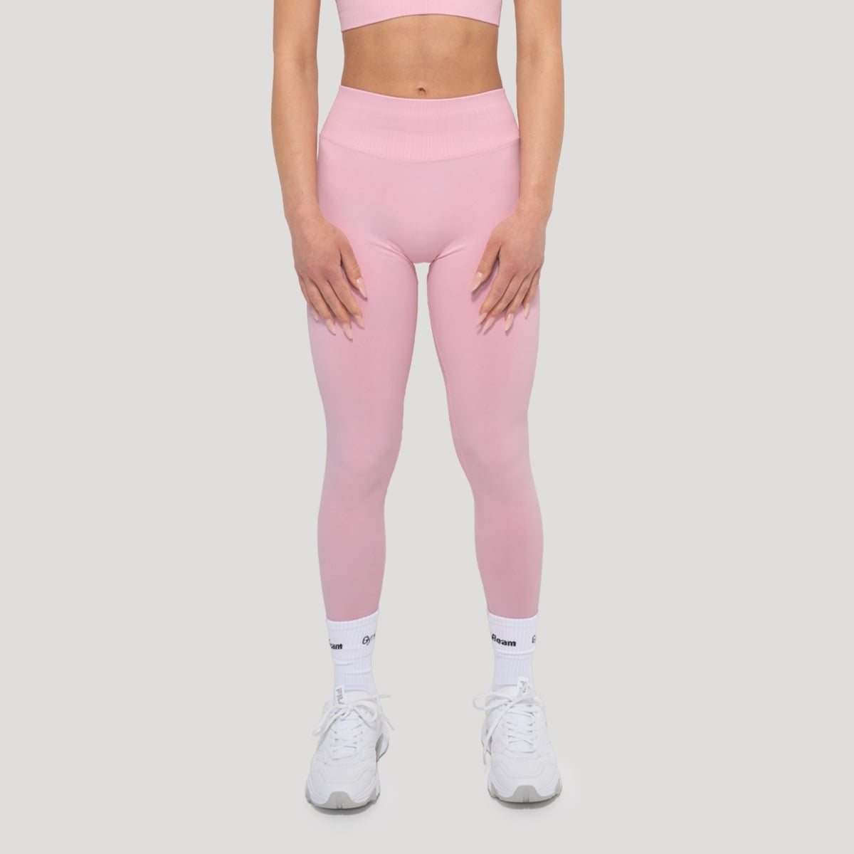 GymBeam Dámské Legíny Luma Baby Pink - Velikost: M | Barva: Ružová | Hmotnost: 0,225 kg | Balení: 80 · záber 7