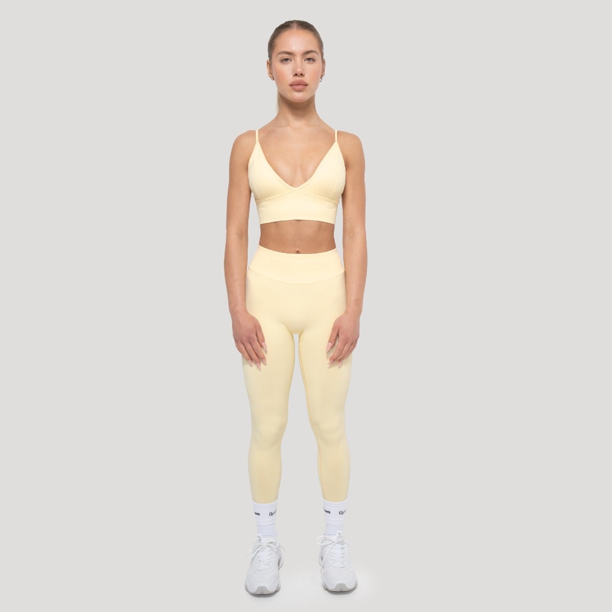 GymBeam Dámské Legíny Luma Butter Yellow (obrázek 5)