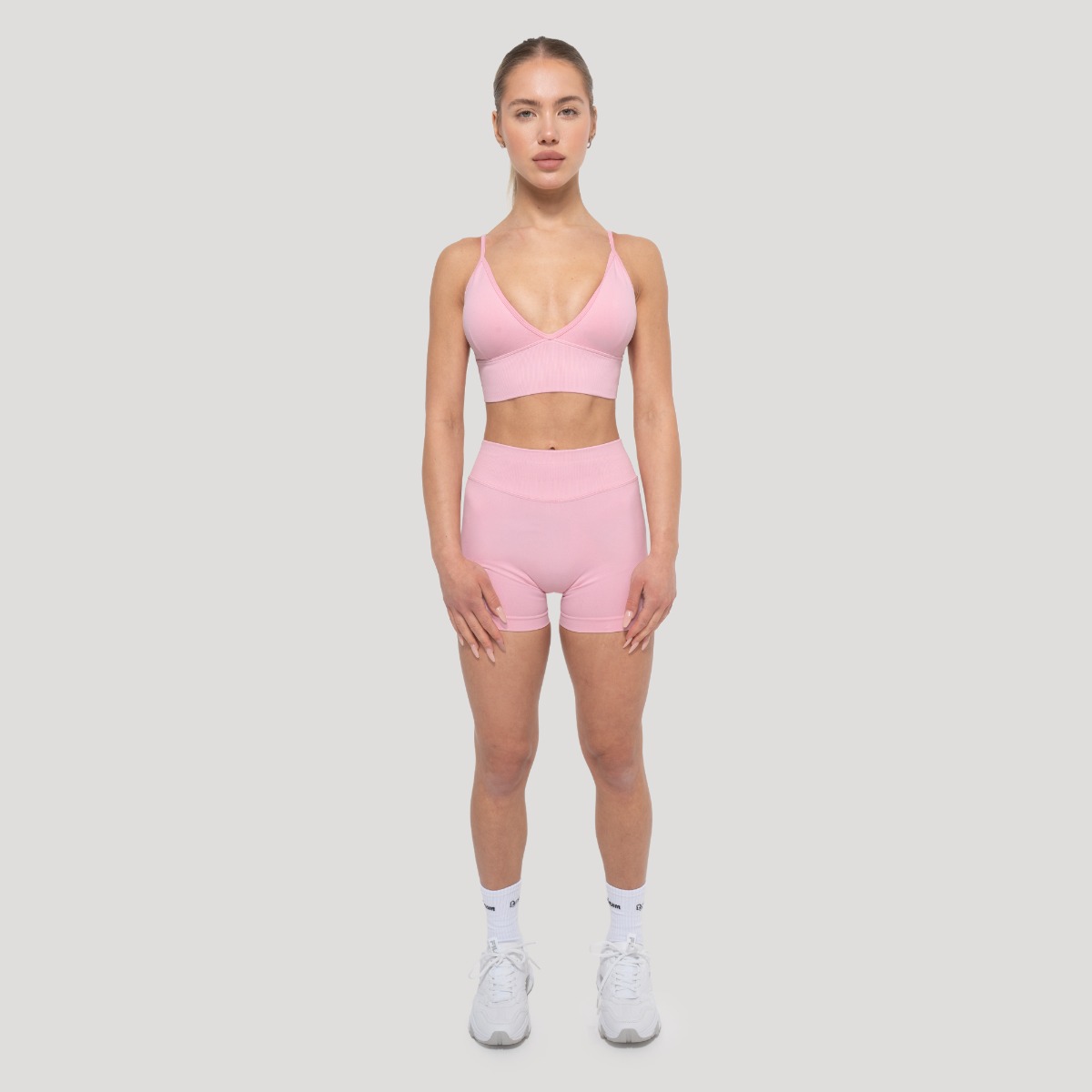 Dámské šortky Luma Baby Pink - GymBeam růžová S
