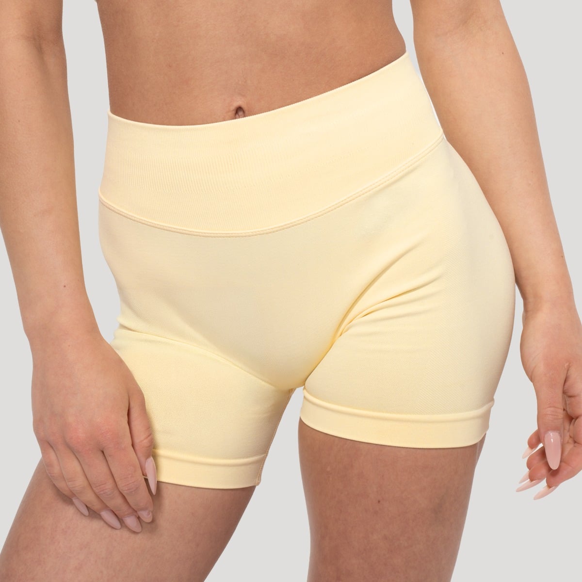 Dámské šortky Luma Butter Yellow - GymBeam žlutá S