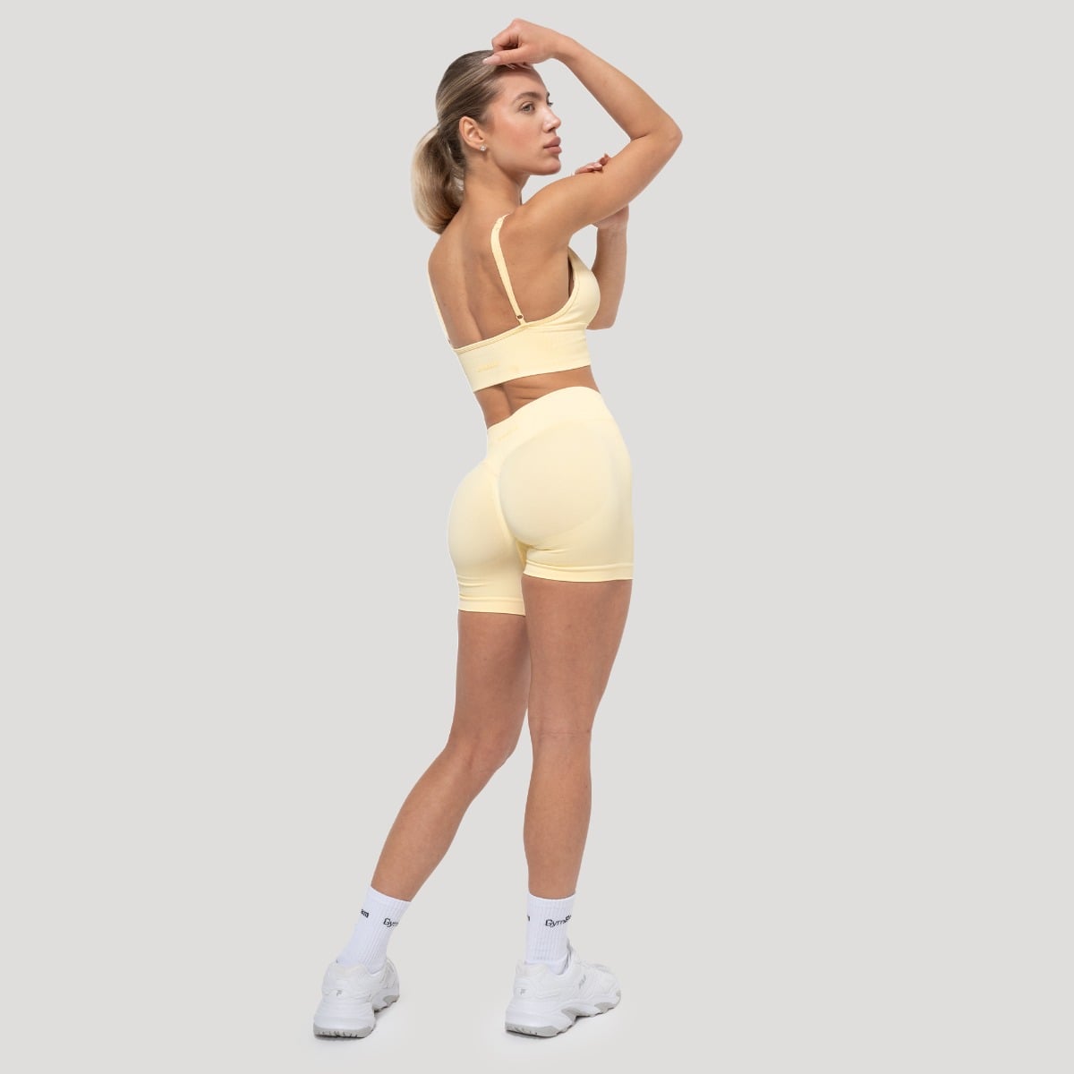 Dámské šortky Luma Butter Yellow - GymBeam žlutá S
