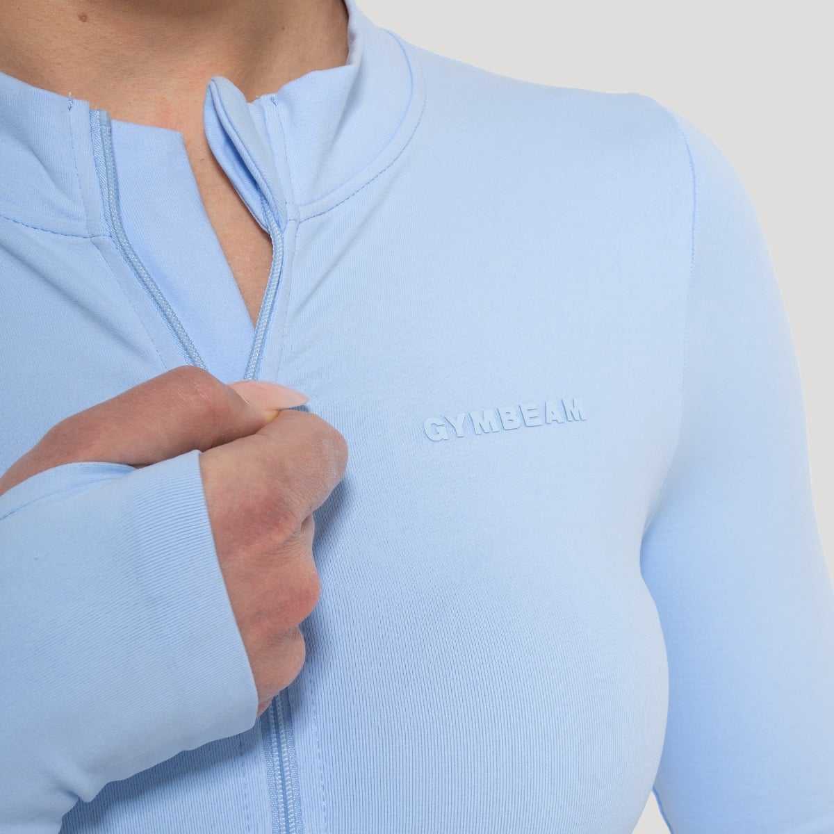 Dámský sportovní top Luma Baby Blue - GymBeam modrá XS