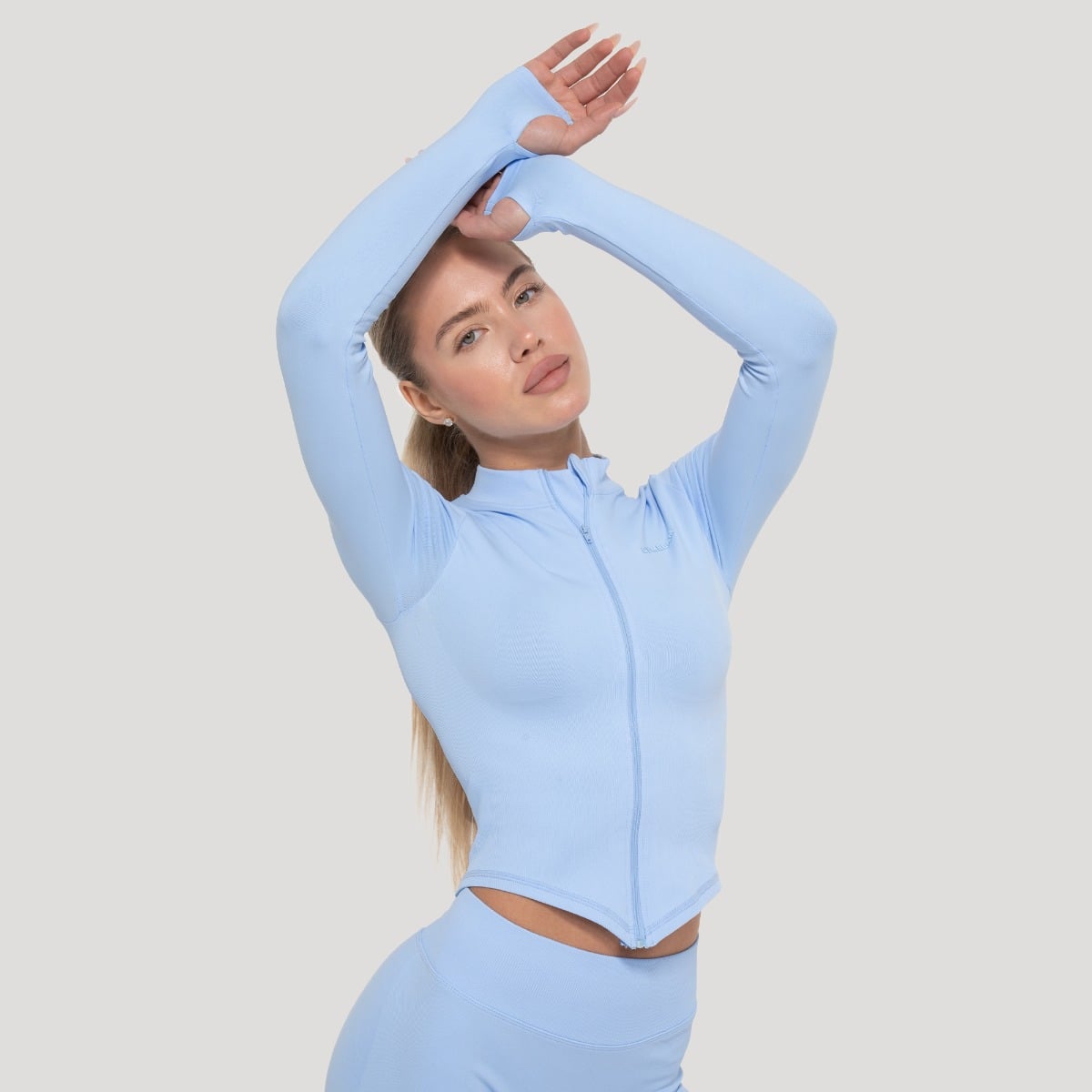 Dámský sportovní top Luma Baby Blue - GymBeam modrá XS