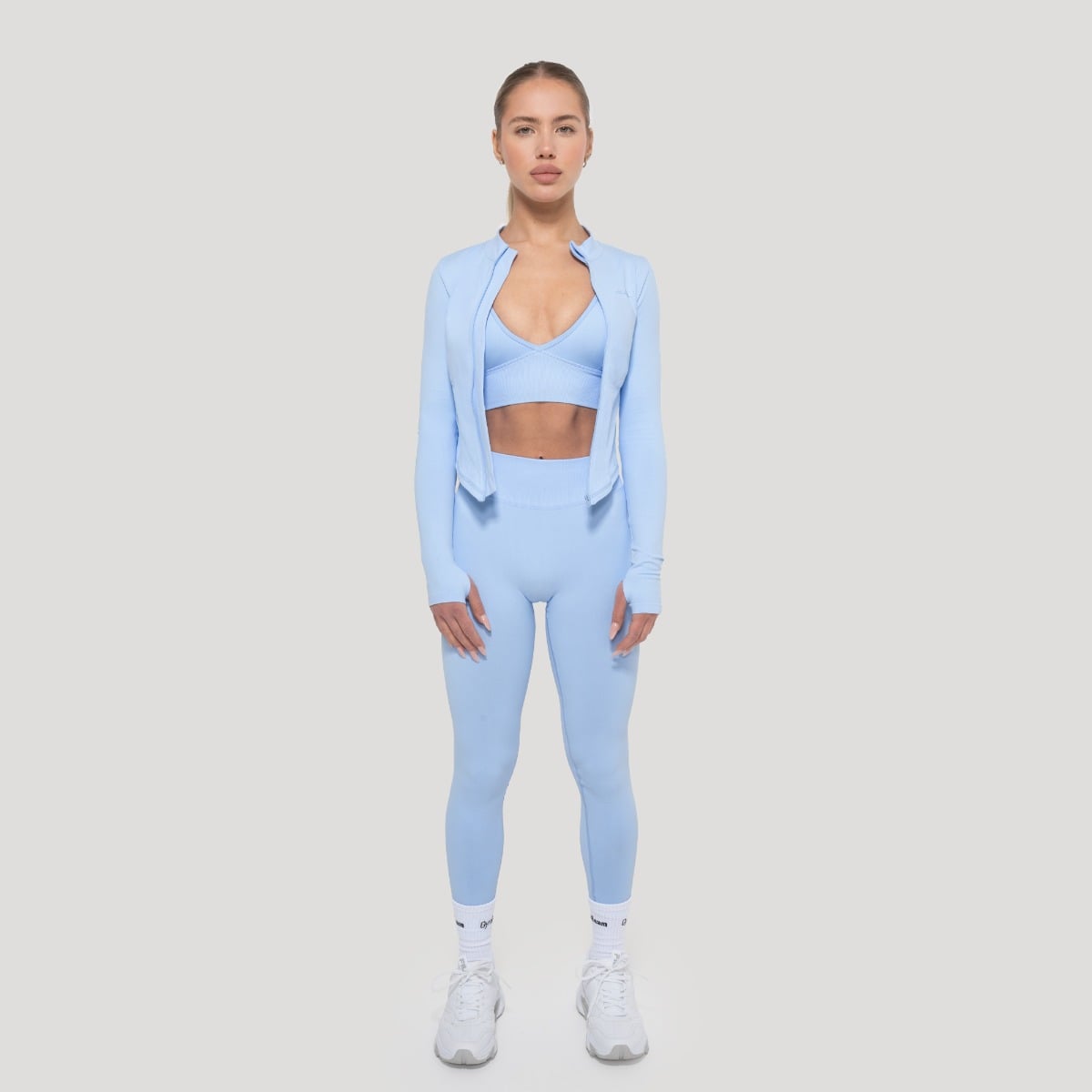 Dámský sportovní top Luma Baby Blue - GymBeam modrá XS