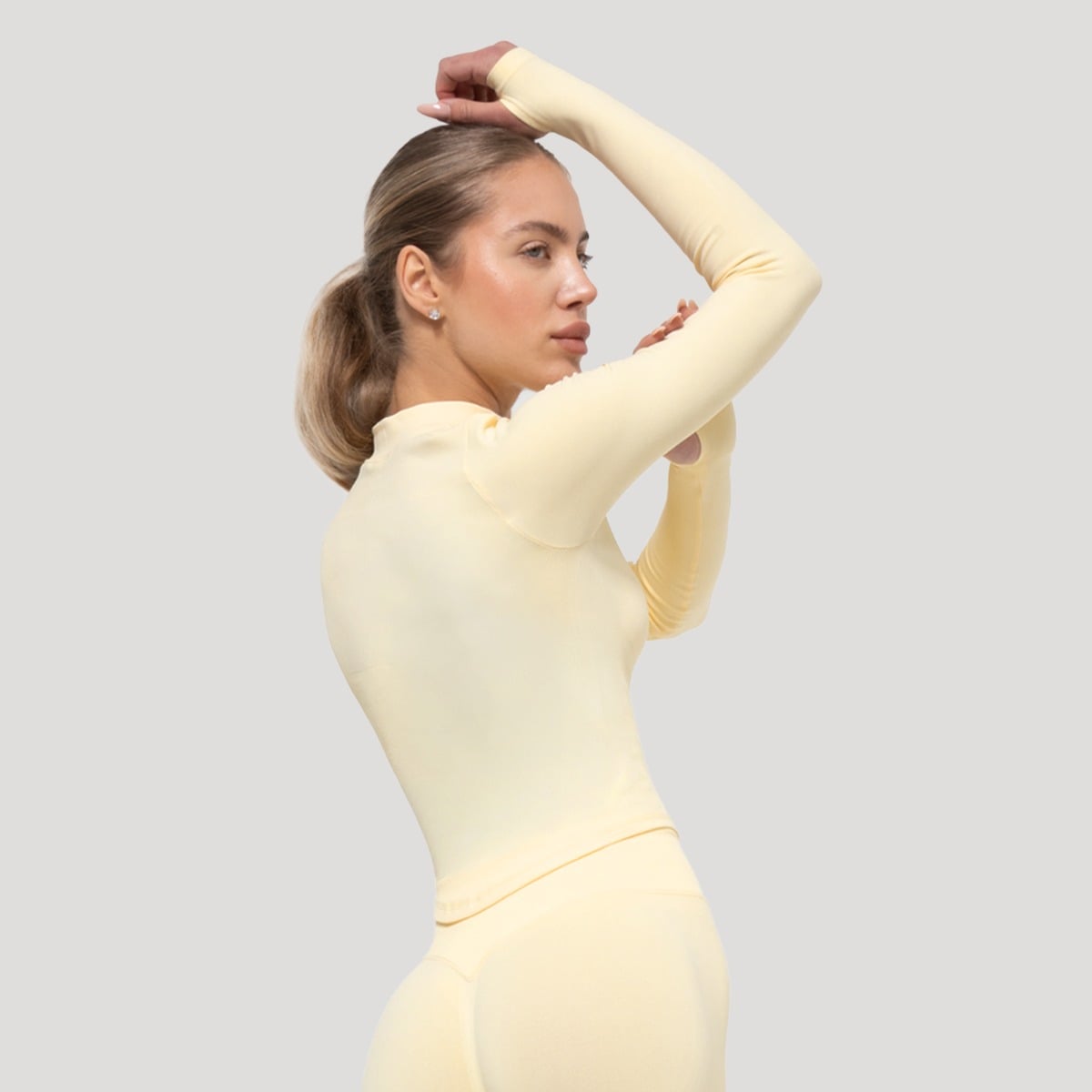 Dámský sportovní top Luma Butter Yellow - GymBeam žlutá L