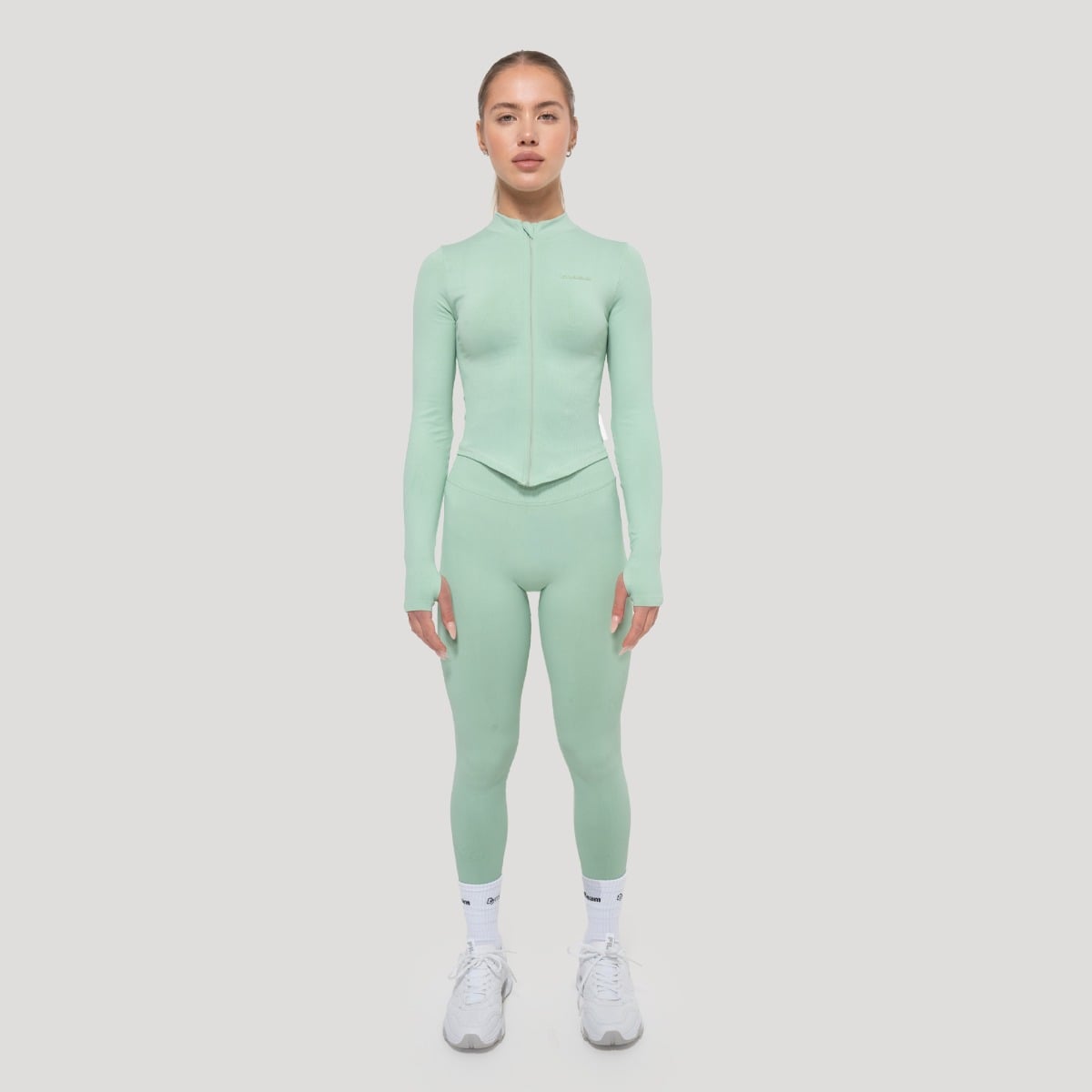 Dámský sportovní top Luma Pistachio - GymBeam zelená L