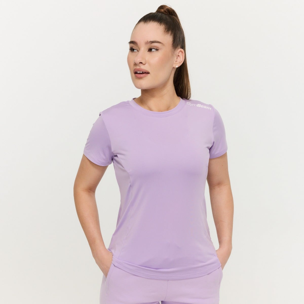Dámské sportovní tričko Limitless Lavender - GymBeam lavender M
