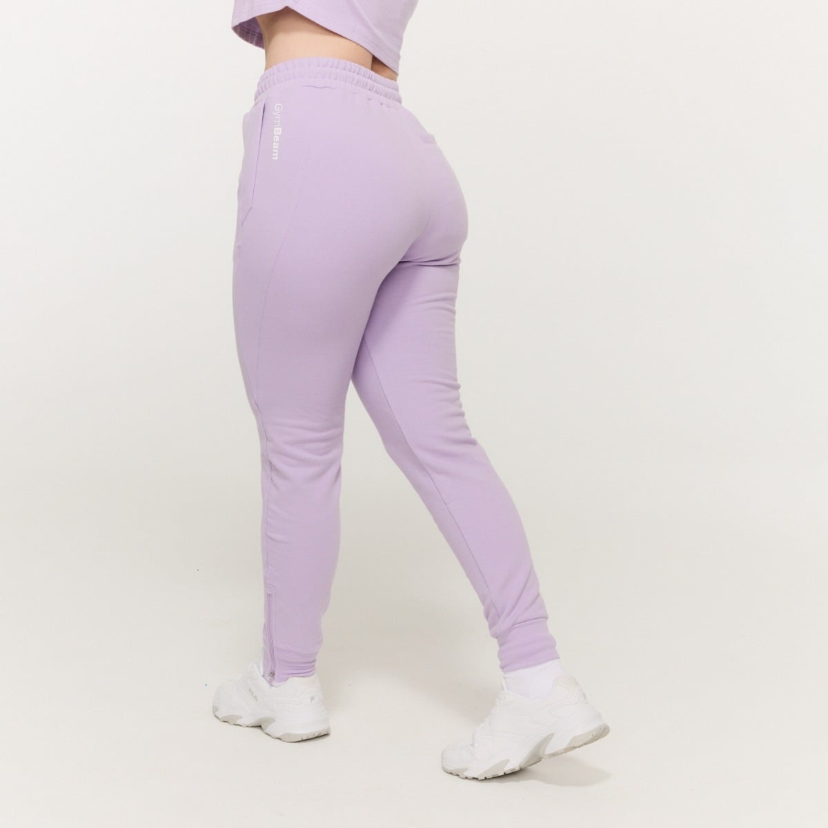 Dámské tepláky Limitless Lavender - GymBeam lavender L