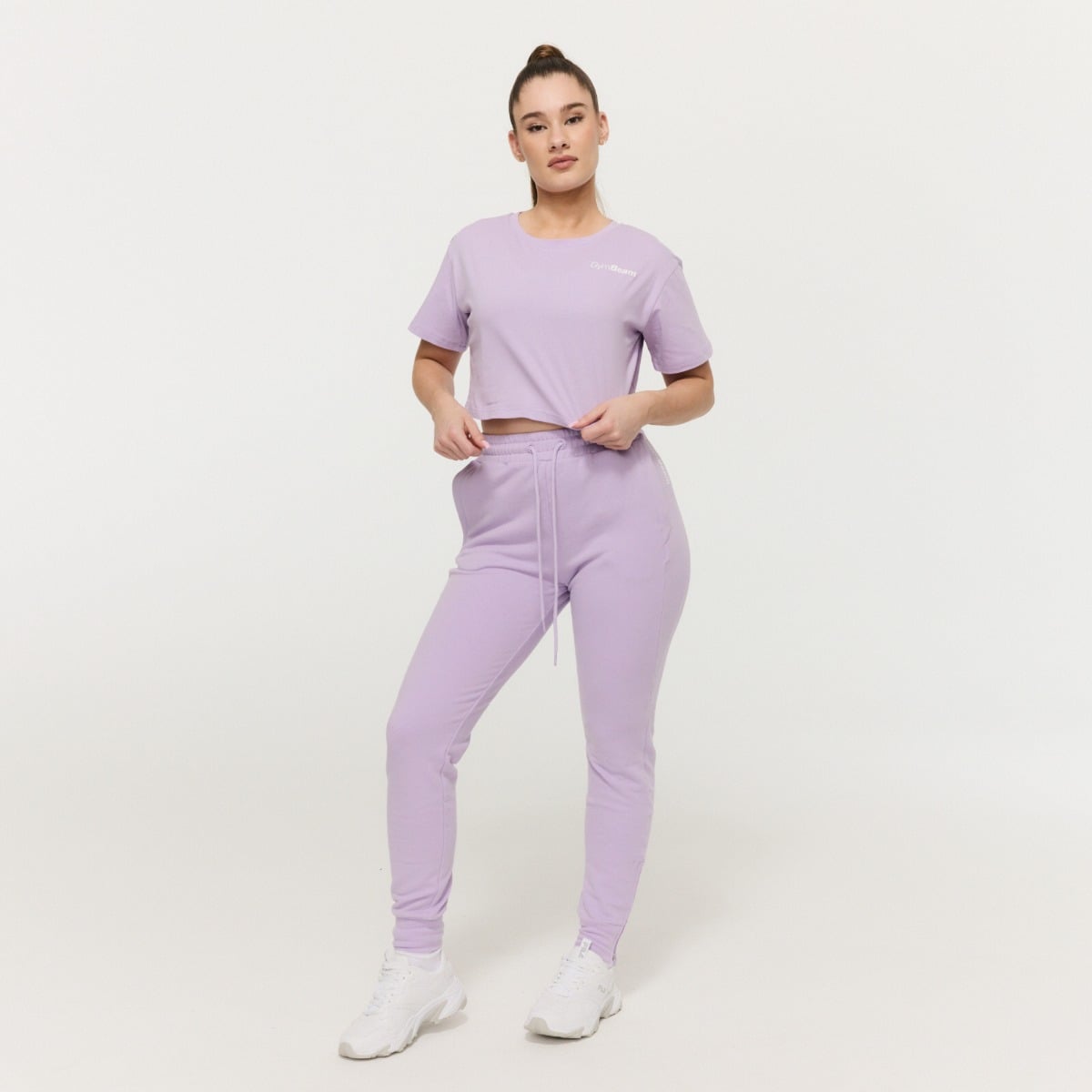 Dámské tepláky Limitless Lavender - GymBeam lavender L