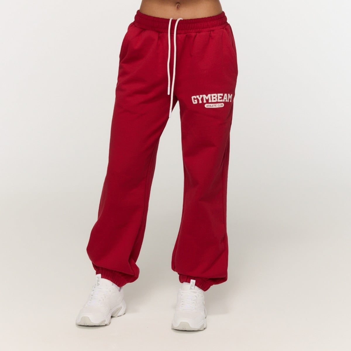 Dámské tepláky Varsity Red - GymBeam