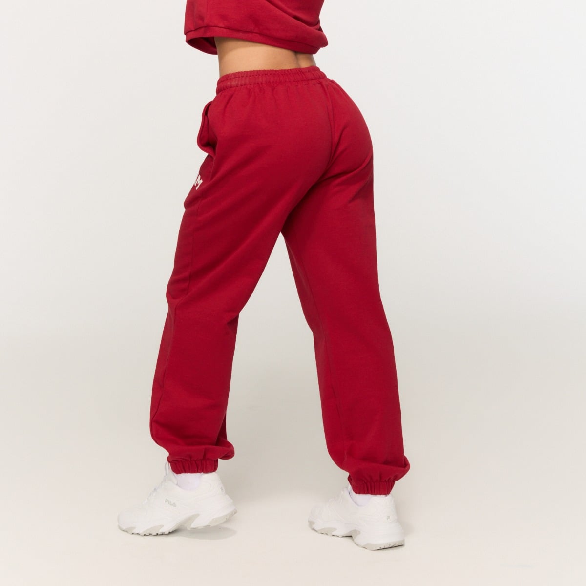 Dámské tepláky Varsity Red - GymBeam
