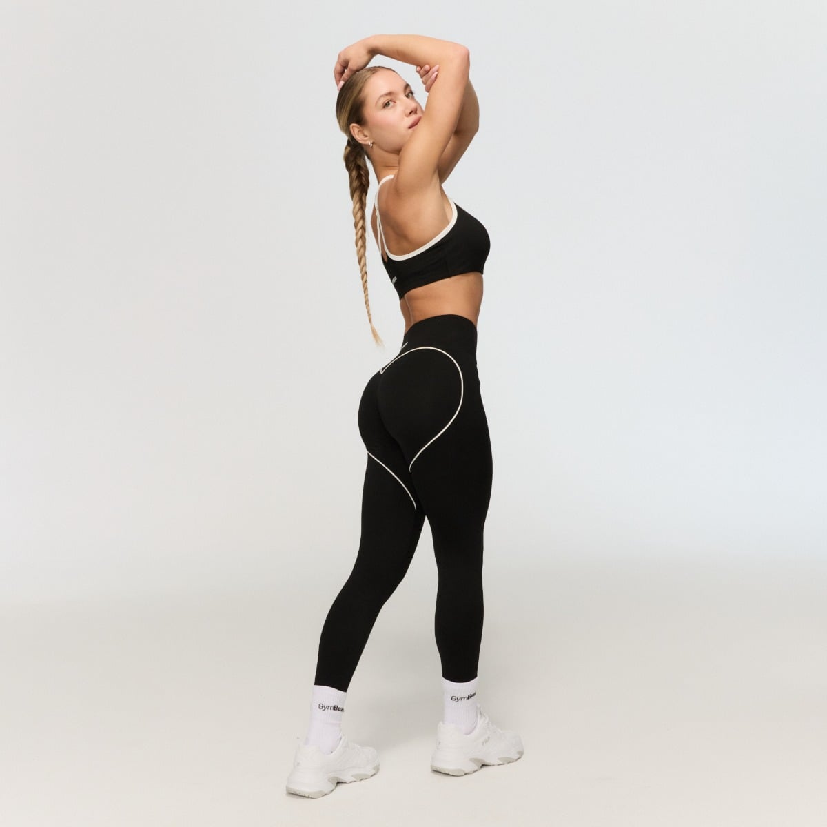 Dámské legíny Varsity Black - GymBeam černá XS