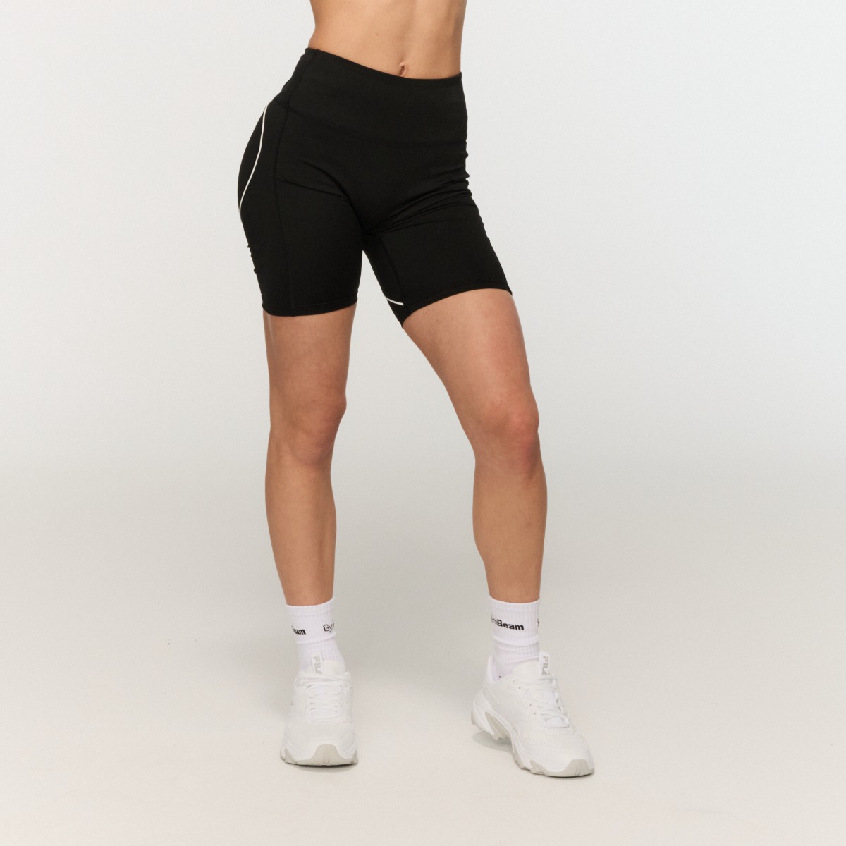 Dámské šortky Varsity Black - GymBeam černá M