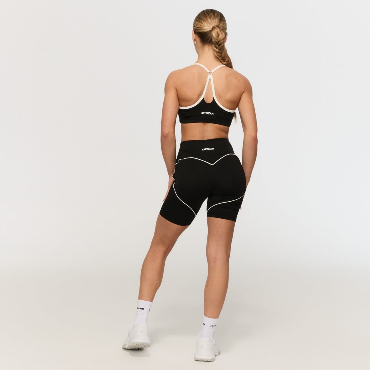 Dámské šortky Varsity Black - GymBeam černá M