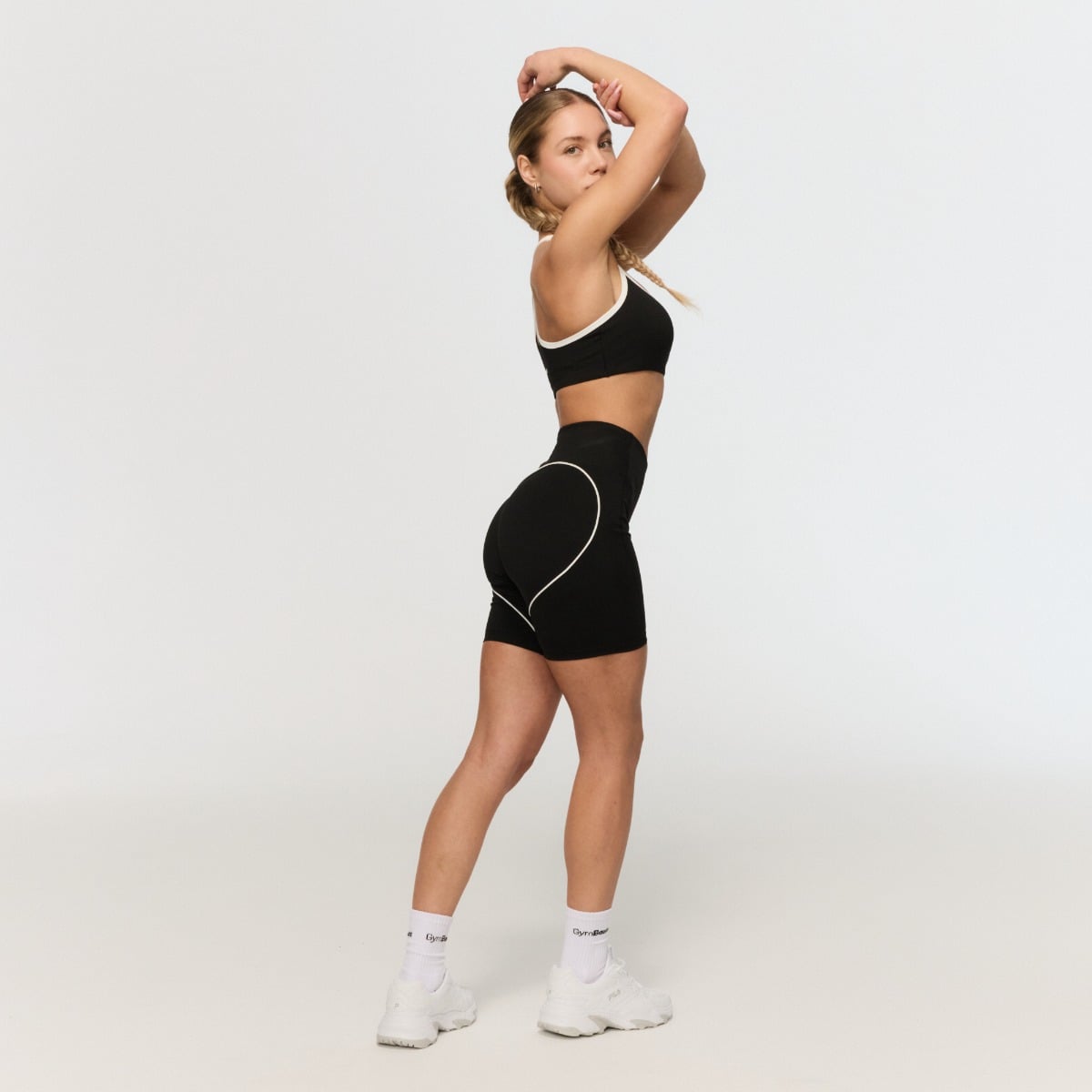 Dámské šortky Varsity Black - GymBeam černá M