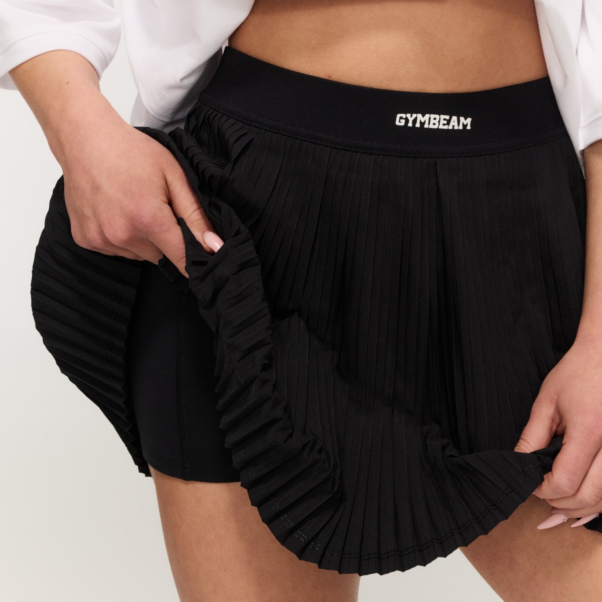 GymBeam Women‘s Varsity Skort Black (obrázek 7)
